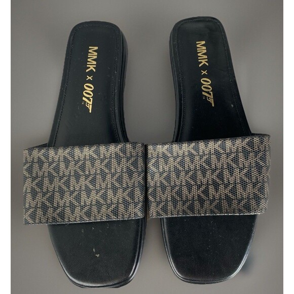 MICHAEL KORS Shoes  Women Size 8  James Bond 007 Slide Sandals Limited Edition - Picture 1 of 8